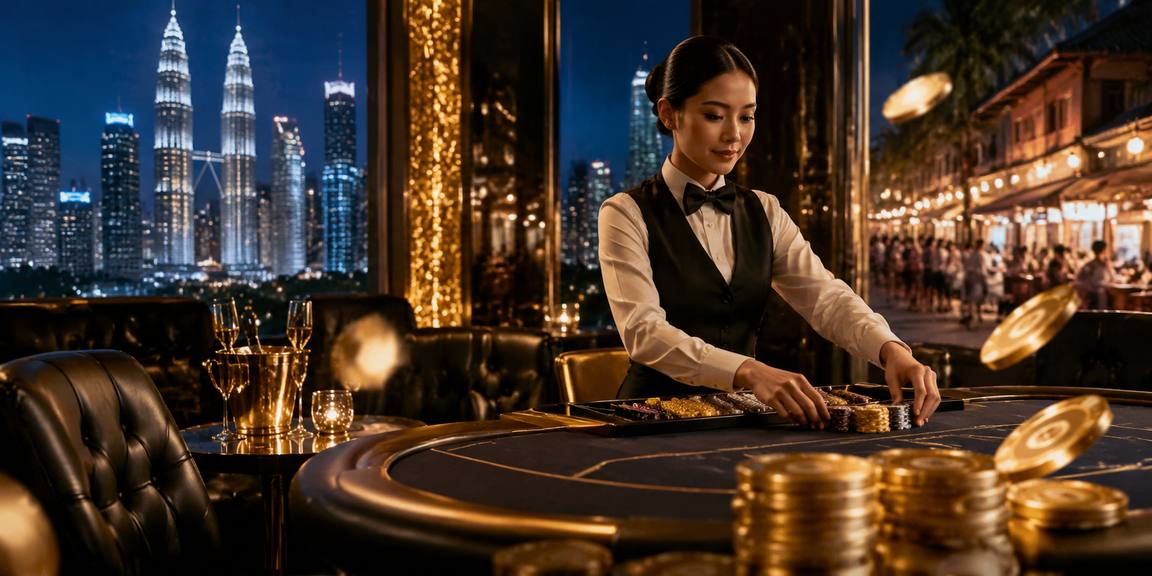 agen108 Casino & Sportsbook Malaysia dengan lobi tersusun